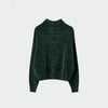 Basic Chenille High Neck Sweater