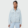 Oversized Light Blue Denim Jacket